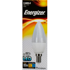 Energizer LED Candle 470LM 5.9W Opal E14 (SES) Warm White Bulb