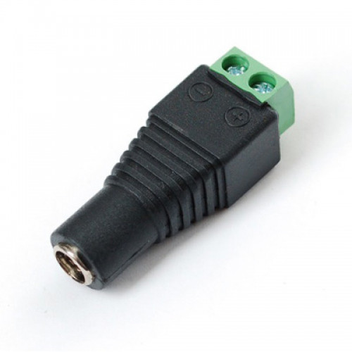 Female Power Connector CCTV Screw Terminal - DC2.2