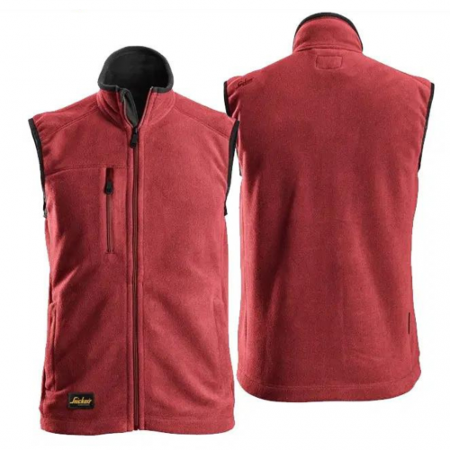 Snickers Workwear Small AIS Fleece Red 8014