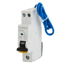 RTAMC Fusebox Type A Mini Double Pole RCBO 30mA 6kA C Curve