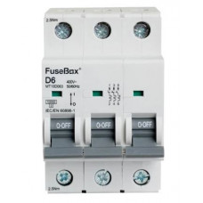 FuseBox MT10D MCB Triple Pole Type D 10kA 3P Miniature Circuit Breaker TP