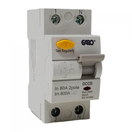 Garo DCCB40-2-03 40A 2 Pole RCD 10KA Type A 30mA