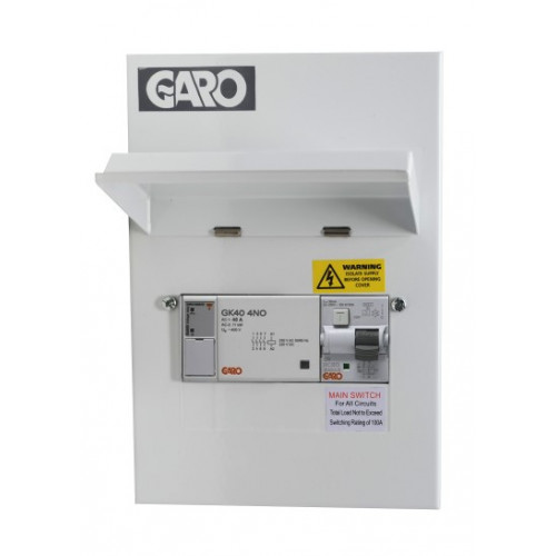 Garo G6EV40PME Consumer Unit, MCU Type A RCBO & PME Fault, EV Charger Compatible