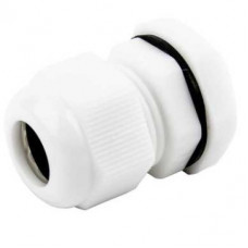 20mm White PVC Compression Gland (x10)