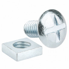 M6X50 Roofing Nuts + Bolts (x100)