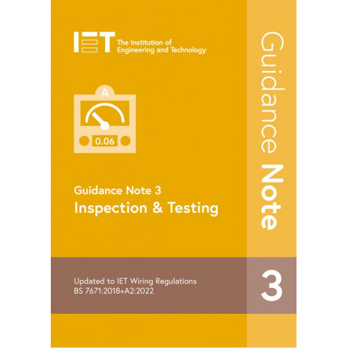 IET Guidance Note 3: Inspection & Testing, 9th Edition