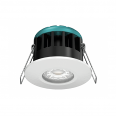 QVIS Lighting SFR-WS-QC Trident All-In-One Dimmable Fixed Wattage & 4 CCT LED Fire Rated Downlight With 3 x Magnetic Bezel