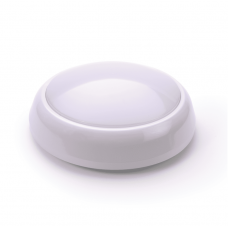 Hispec Pacific 15w LED Decorative Round Bulkhead with Emergency and Microwave Sensor