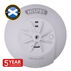 Hispec Radio Frequency Mains Wired Heat Detector with 10yr Rechargeable Lithium Battery Backup RF10-PRO