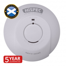 Hispec Radio Frequency Mains Smoke Detector with 10yr Rechargeable Lithium Battery Backup RF10-PRO