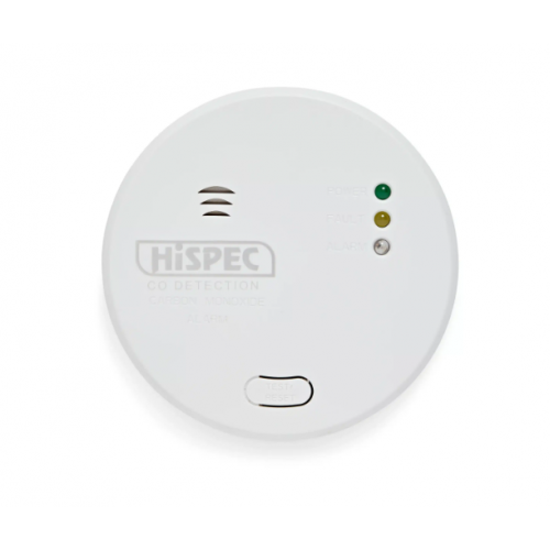 Hispec RF PRO Mains Powered Radio-Interlink Carbon Monoxide Alarm with Rechargeable Backup Battery (HSSA/CO/RF10-PRO)