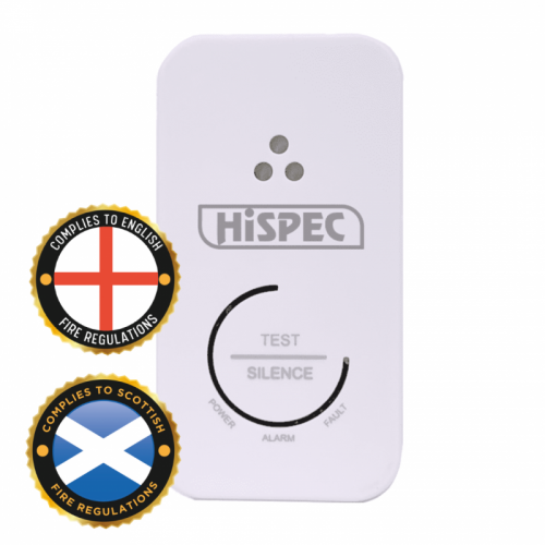 Hispec Carbon Monoxide Linkable Detector with Lithium Battery and RF Function