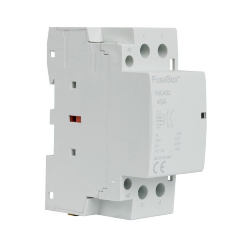 Fusebox INC402 - 40A 2P N/O 230V Contactor | Express Electrical