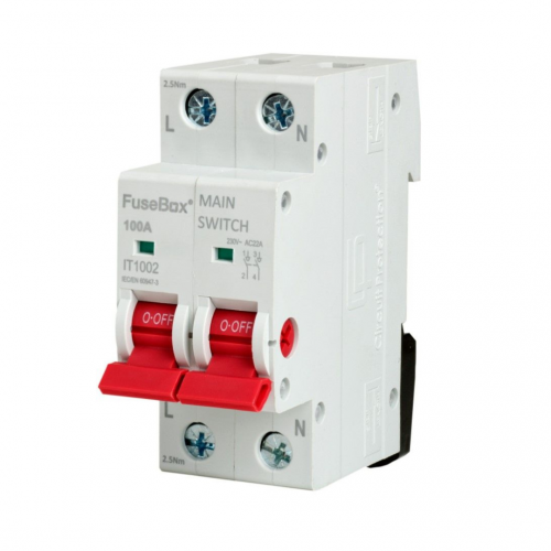 Fusebox Main Switch 100A 2P