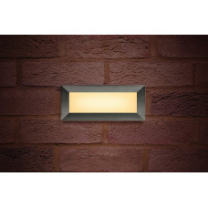 Integral LED Outdoor Recessed Brick Light 3.8W - Dark Grey