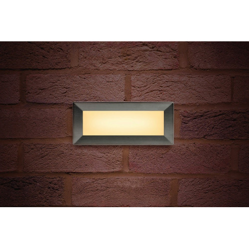 Integral LED Outdoor Recessed Brick Light 3.8W - Dark Grey