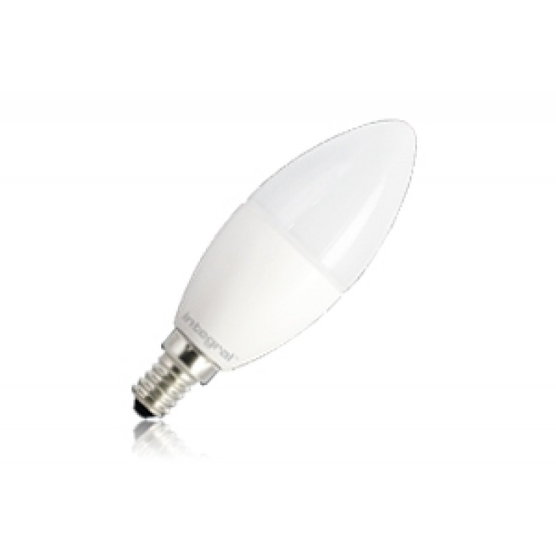 Integral Candle 5.6W E14 Dimmable Frosted Bulb