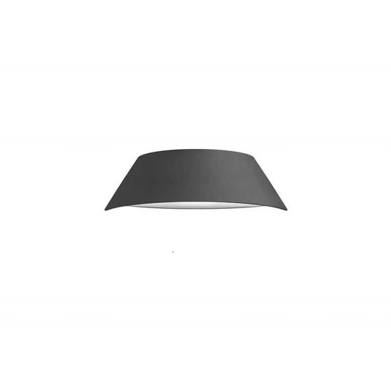 Integral LED Outdoor VistaLux Wall Light 9W: Dark Grey - Warm White