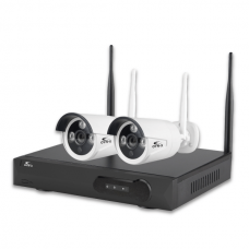 8 Channel 1080p Wi-Fi NVR Kit with 2 Bullet Cameras