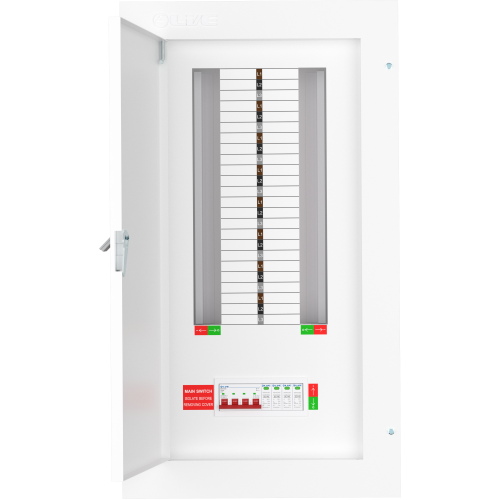 Live Electrical TPN16-125S 125 Amp 16 Way TPN Distribution Board with SPD