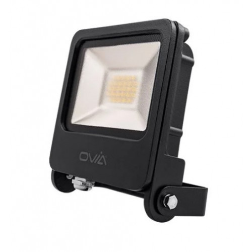 Ovia Black Aluminium Pathfinder LED IP65 IK06 Floodlight Cool White
