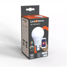 Link2Home B22 Wi-Fi LED lamp with RGB