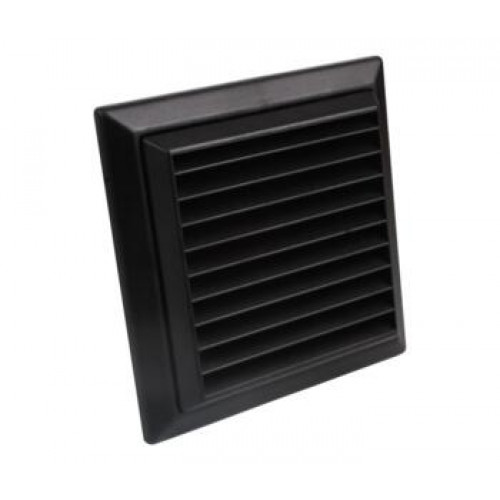 4" Fixed Grill Black 100mm