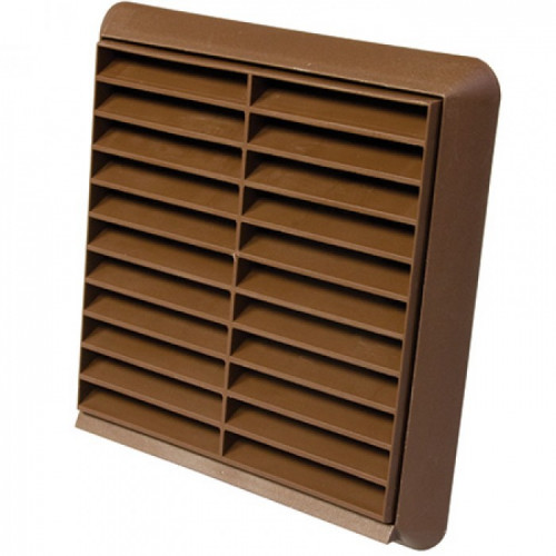 4" Fixed Grill Brown 100mm