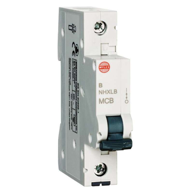 CURREN FOR WYLEX CIRCUIT BREAKER MOUNTING DIN RAIL 50A SINGLE POLE B CURVE MCB 