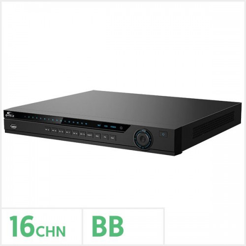 QVIS Eagle 4K/8MP 16 Channel 1U 16PoE NVR with No Storage 
