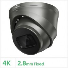 Eagle 4K/8MP Fixed Lens Lite IR Network Turret Camera (Grey)