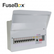 FuseBox 11 Way Split Load Populated Consumer Unit