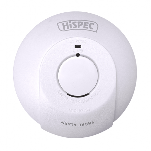 Hispec Radio Frequency Mains Smoke Detector with 9v Backup Battery Included HSSA/PE/RF