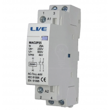 Live Electrical 2 Pole 25A AC Contactor