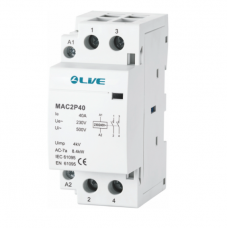 Live Electrical 2 Pole 40A AC Contactor 