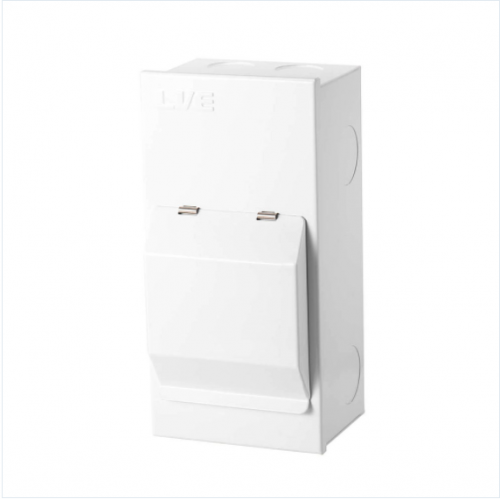 Live Electrical 4 Way C/W 100A Main Switch Mini Garage Unit + B6A/B16A MCB