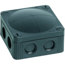 WISKA COMBI 85X85 IP66 BLACK JUNCTION BOX