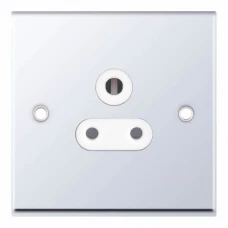Selectric 7MPRO-326 5 Amp Round Pin Socket – 3 Pin – Unswitched with White Insert