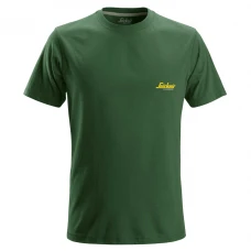 Snickers Workwear Small Forest Green T Shirt with Embroidered Logo 2502