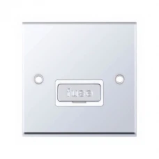 Selectric 7MPRO-327 Polished Chrome 13A Fused Connection Unit with White Insert