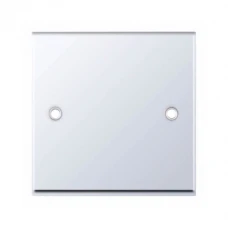 Selectric 7M-Pro Polished Chrome 1 Gang Blank Plate