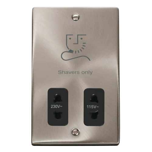 CLICK VPSC100BK SHAVER SOCKET 115/230V