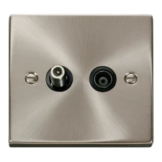 SATELITE AND ISOLATED COAXIAL SOCKET