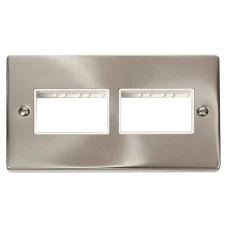 CLICK VPSC406WH FRONTPLATE 2G 6APERTURE