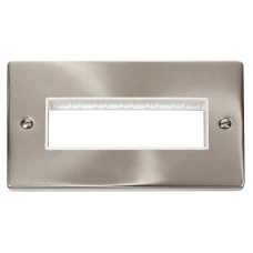 CLICK VPSC426WH FRONTPLATE 2G 6APERTURE
