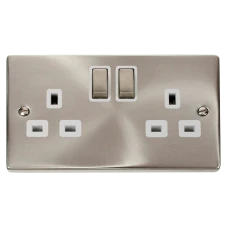 CLICK VPSC536WH SOCKET DP 2G SWD 13A