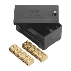CLICK WA228 JUNCTION BOX 2P 100A BLK