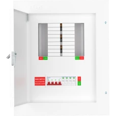 Live Electrical TPN06-125S 125 Amp 6 Way TPN Distribution Board with SPD