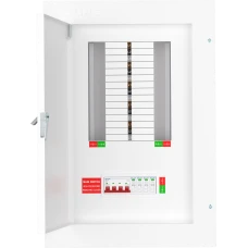 Live Electrical TPN10-125S 125 Amp 8 Way TPN Distribution Board with SPD