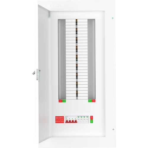 Live Electrical TPN18-125S 125 Amp 8 Way TPN Distribution Board with SPD